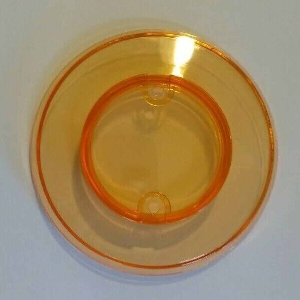 Pinball Pop Bumper Cap Game Part Translucent Light Orange Plastic Many Models - Picture 2 of 5